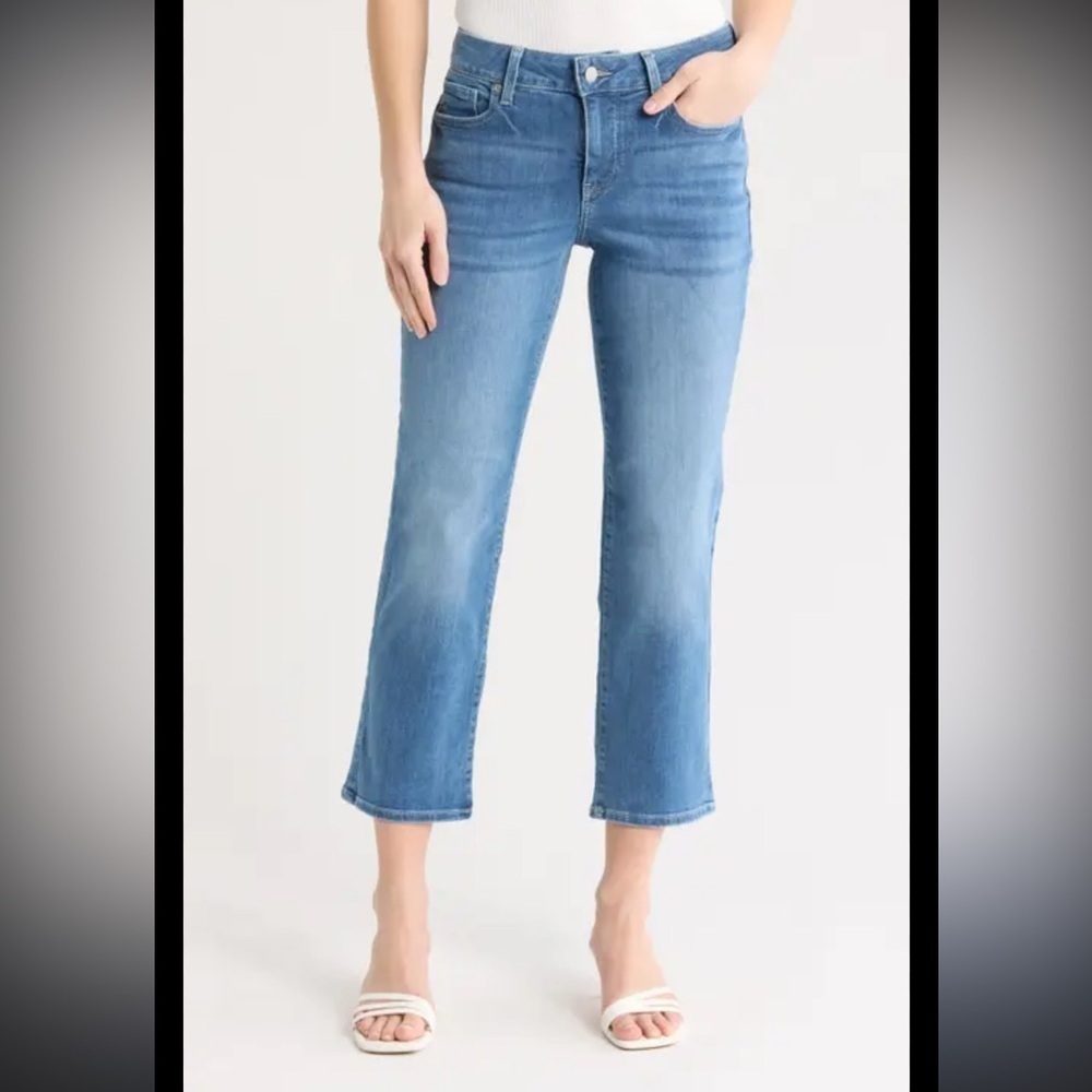 Loft relaxed straight crop size 25 / 0 in excellent condition 99% cotton
